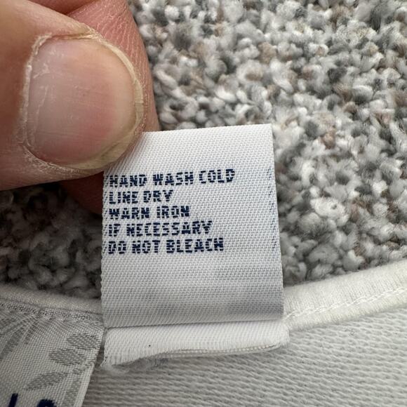 Vintage 80s Bedford Fair Shirt Plus 3X Patchwork Stars Boxy Cropped Americana - Picture 6 of 7